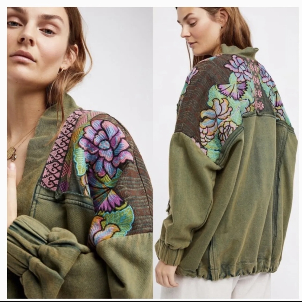 Free People Antigua Cardi Oversized Jacket
